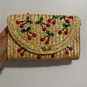 Cherry design crossbody bag